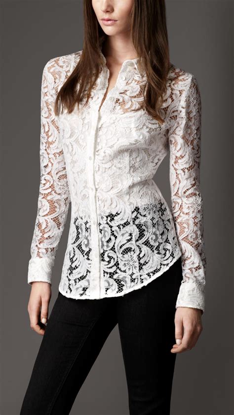 burberry black and white lace dress|burberry white shirt sale.